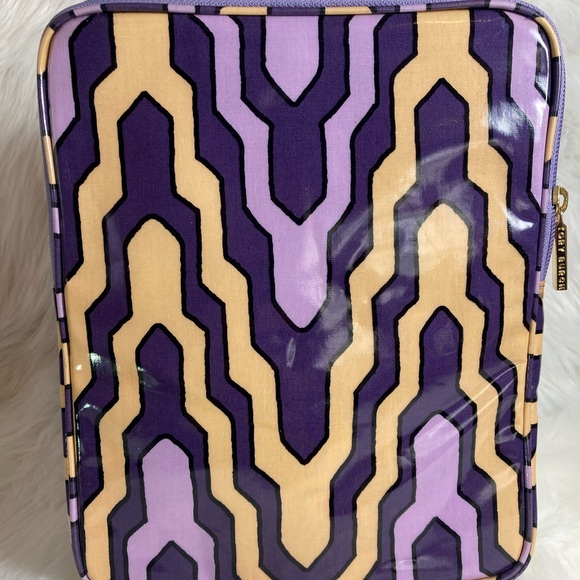GUC Tory Burch Purple and Tan IPad Case - Picture 5 of 6